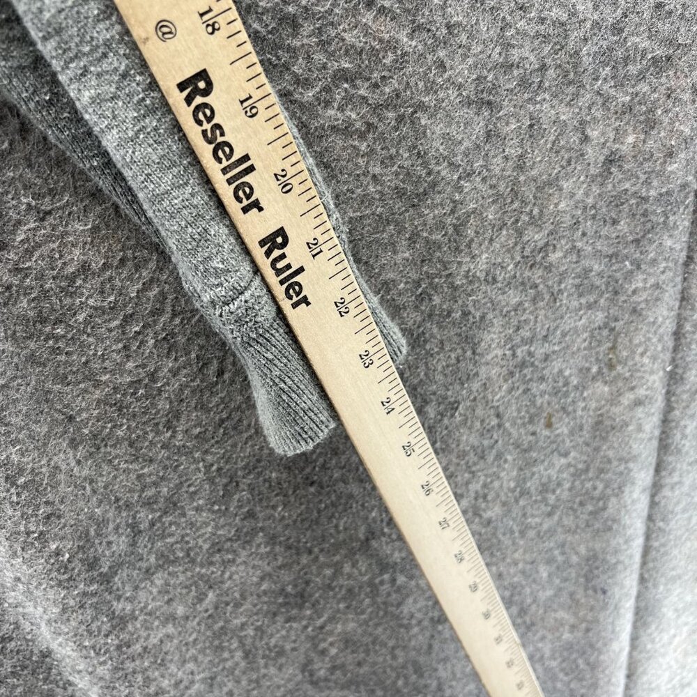 Polo Ralph Lauren Sweater Men Medium Gray Sweatshirt Pullover 1967 Fleece - Picture 8 of 12